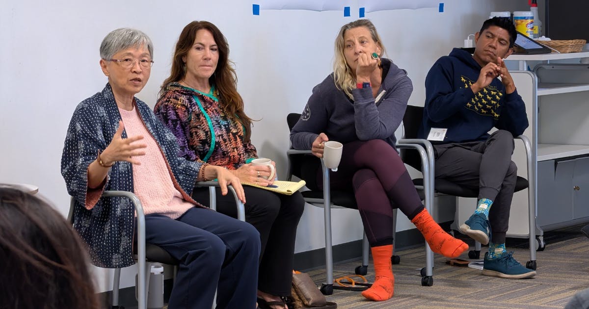 Fellows in discussion with guest speaker Norma Wong