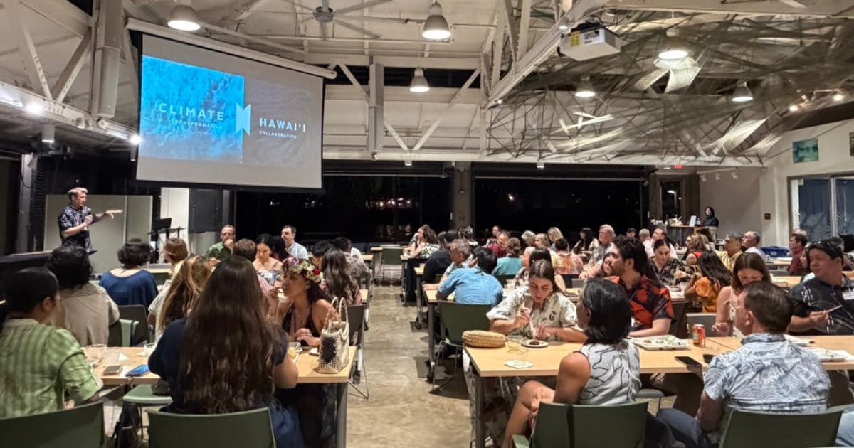 Photo of participants at a Climate Hawai‘i event