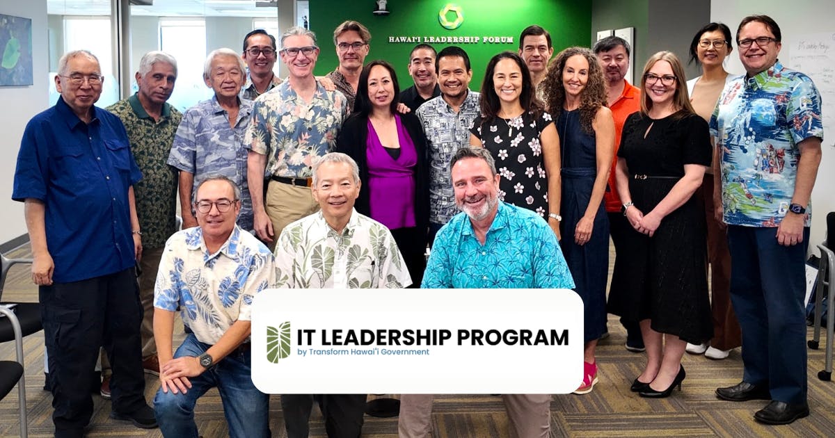 Photo of participants of the Hawai‘i IT Leadership Program