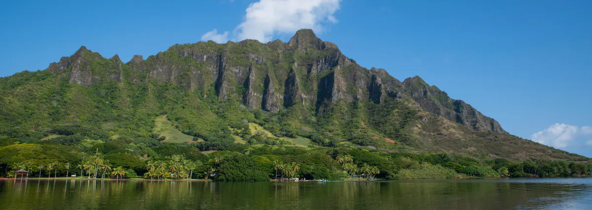 View of the mountains