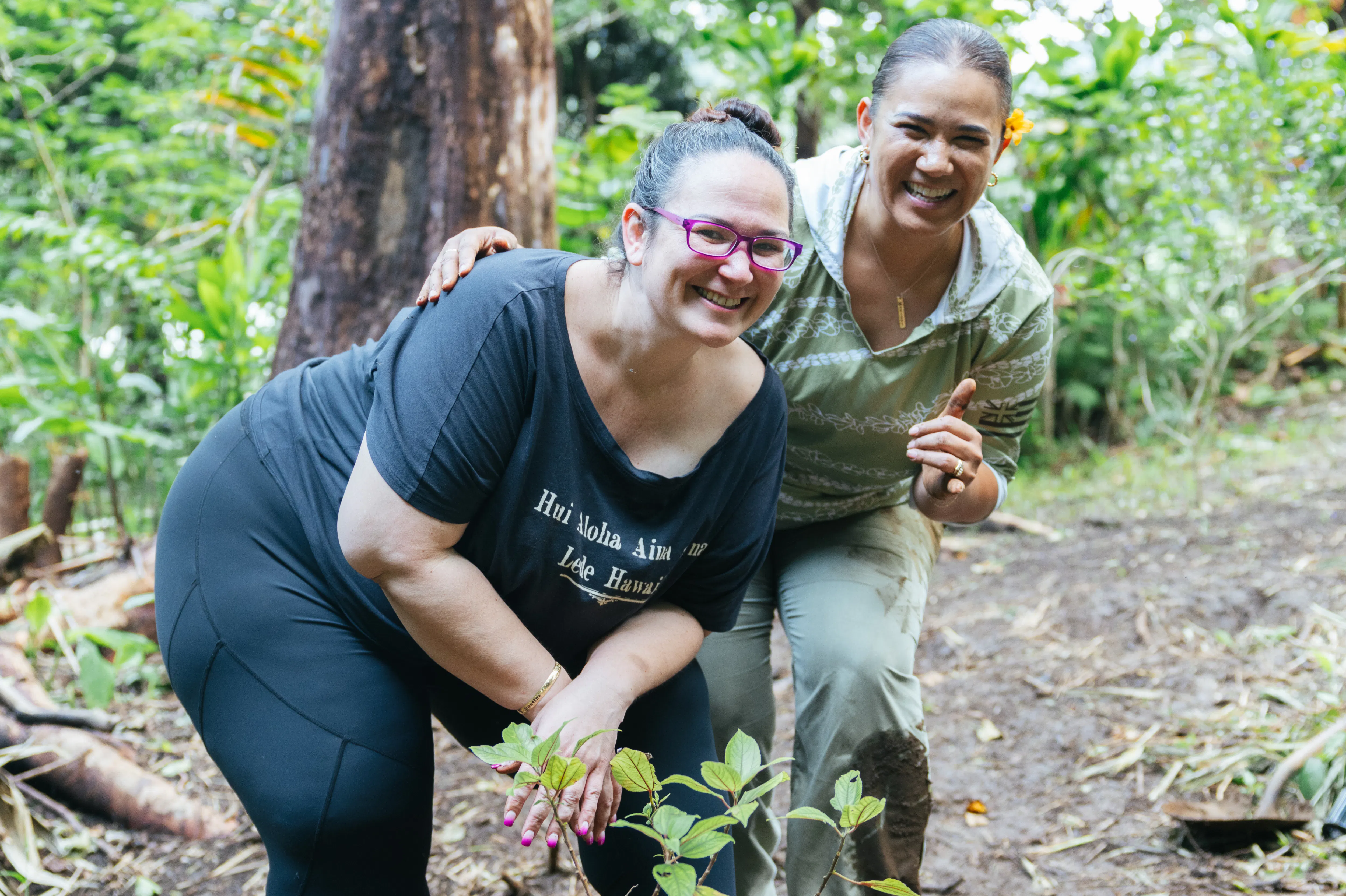 Photo of Rebecca Soon and Ku‘ulani Keohokalole