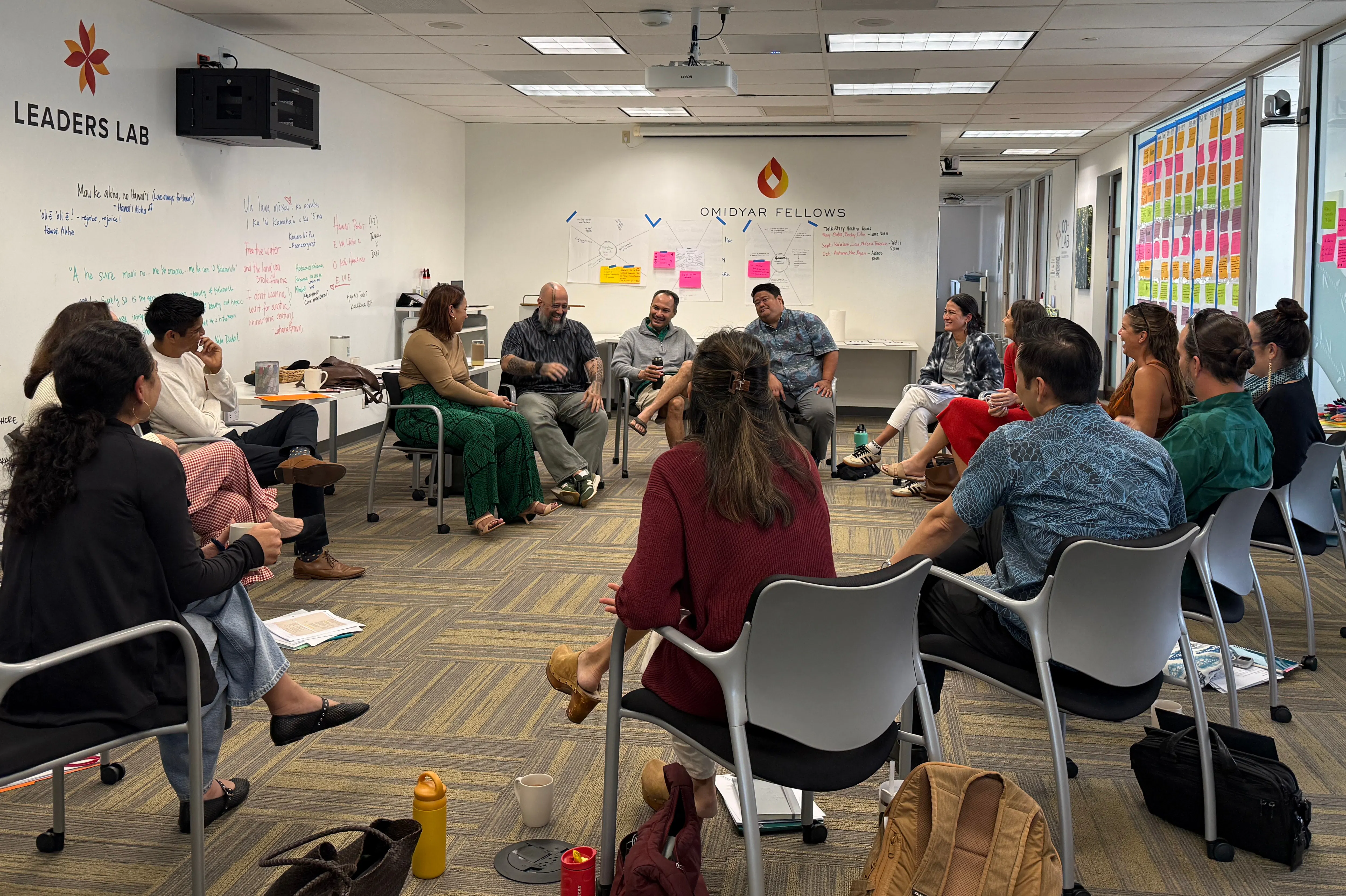 Photo of Cohort X during a curriculum session