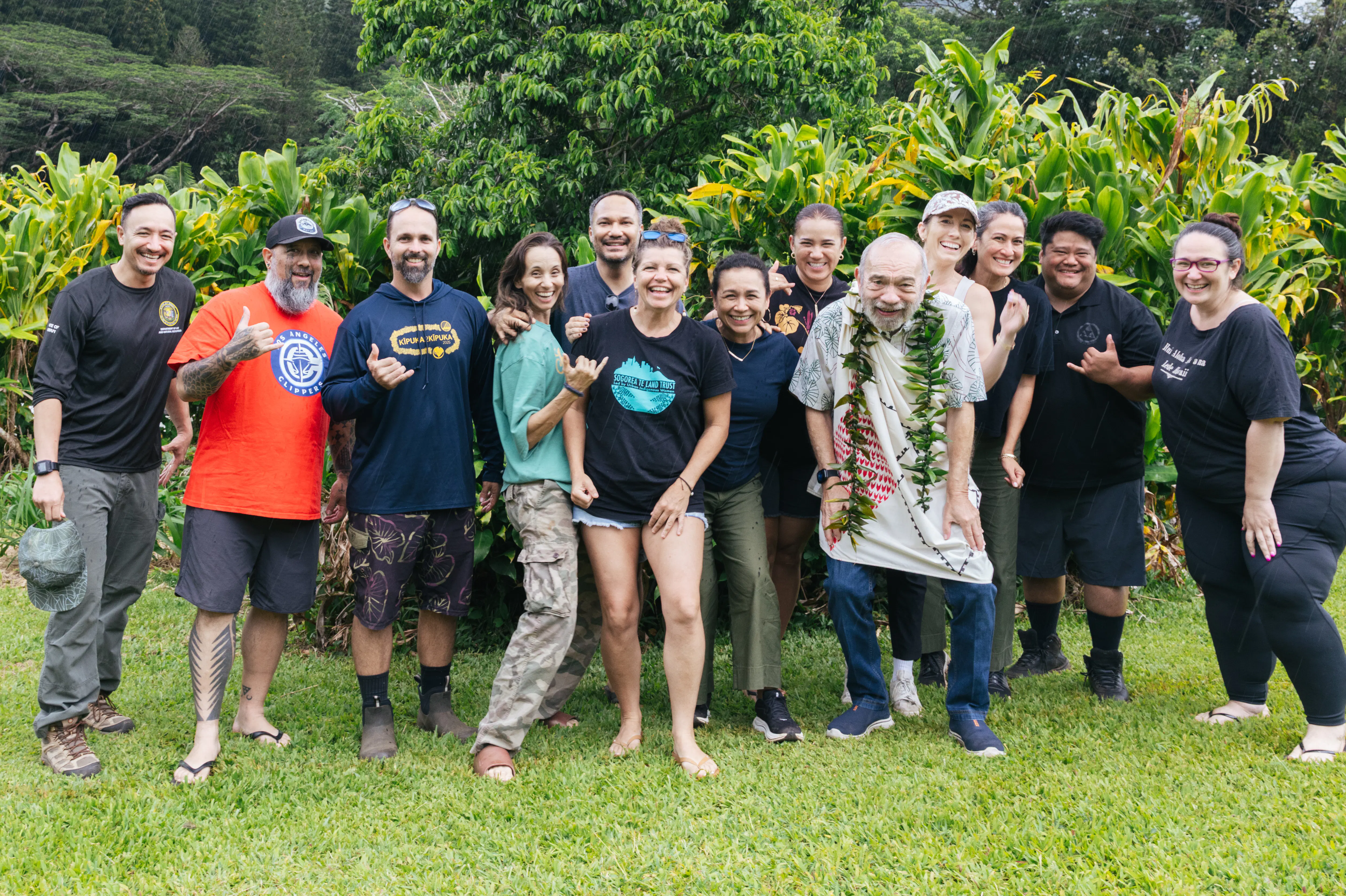 Photo of Cohort X with Former Governor John Waihe‘e, III