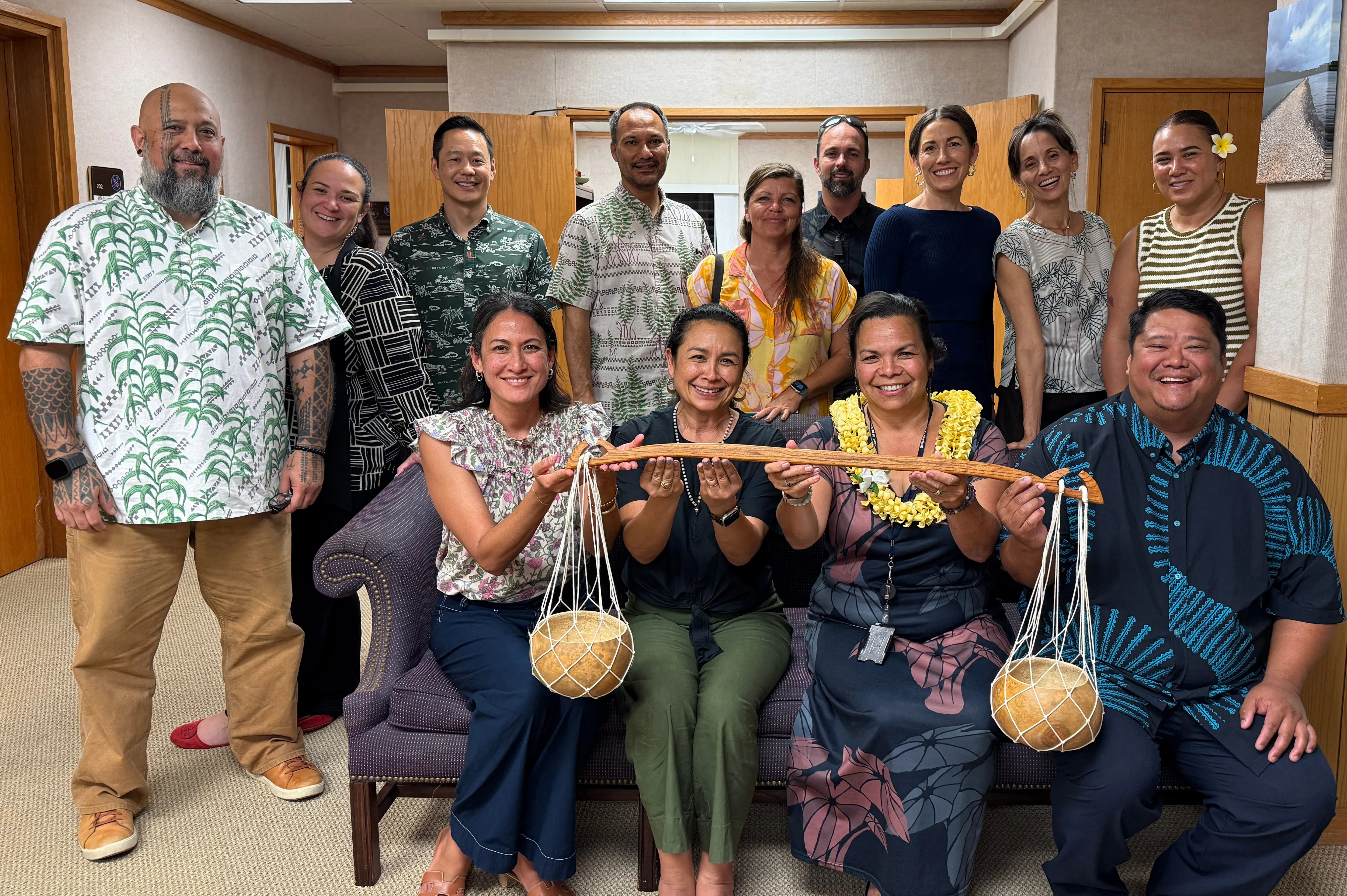 Photo of Cohort X with Noelani Kalipi