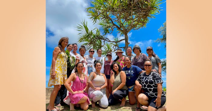 Photo of a group of women involved with the nonprofit Kūkolu and its programs.
