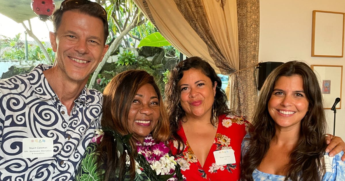 Photo of Stuart Coleman, Catherine Coleman Flowers, Maya Soetoro-Ng, and Gabby Zimmer