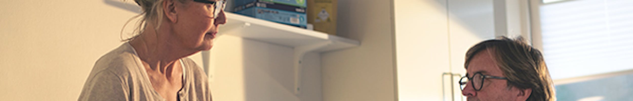 Læge og patient samtale