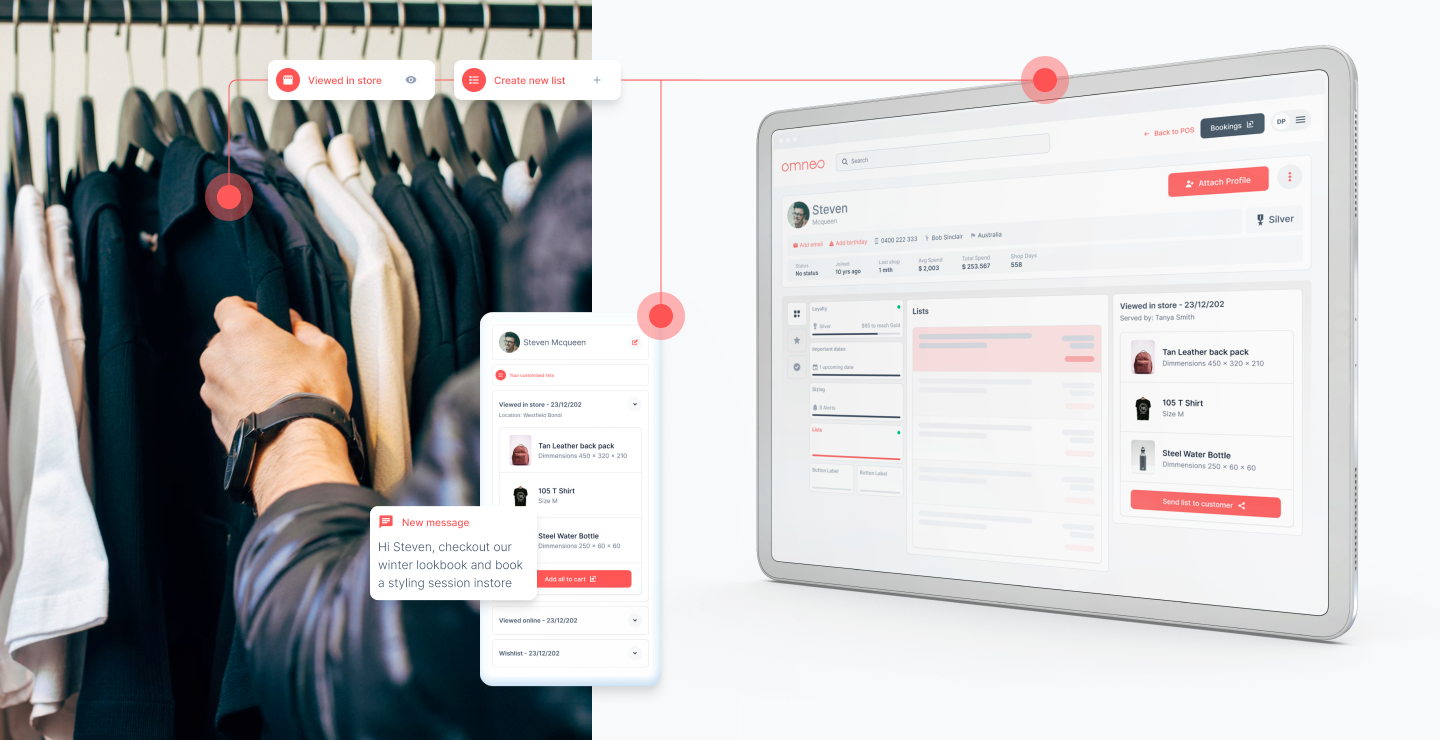 Personalised omnichannel services omneo platform customer profile