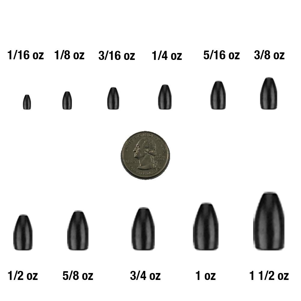 How Big Are Tungsten Flipping Weights?