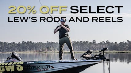 Lew's Holiday Sale! 20% Off Select Rods and Reels