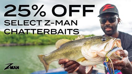 25% Off Select Z-Man Chatterbaits