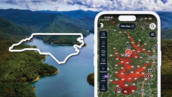Real-Time Water Temperatures for North Carolina’s Premier Fishing Lakes
