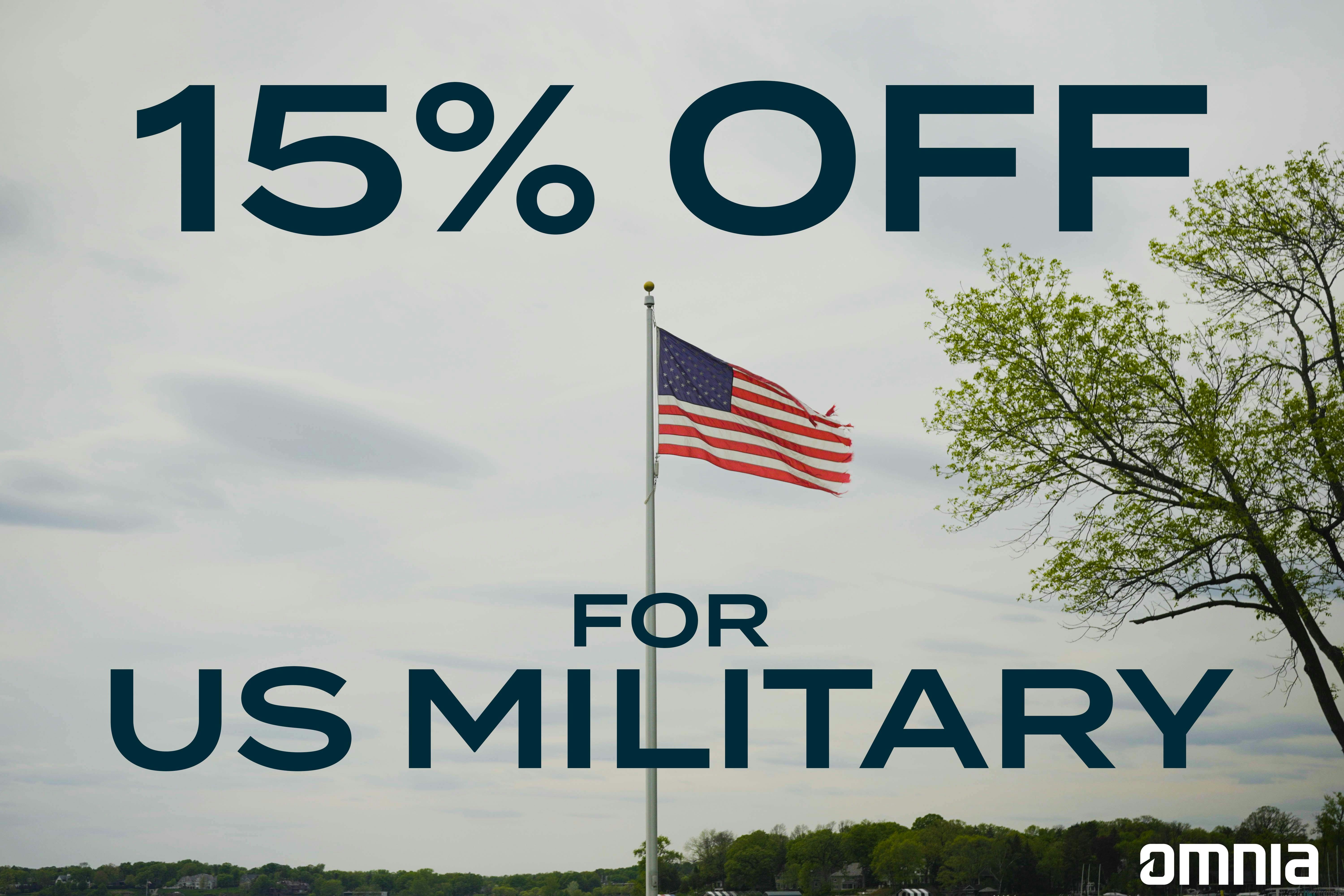 Discount for US Military Members
