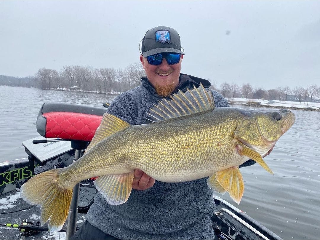 Pro angler and walleye guide Max Wilson