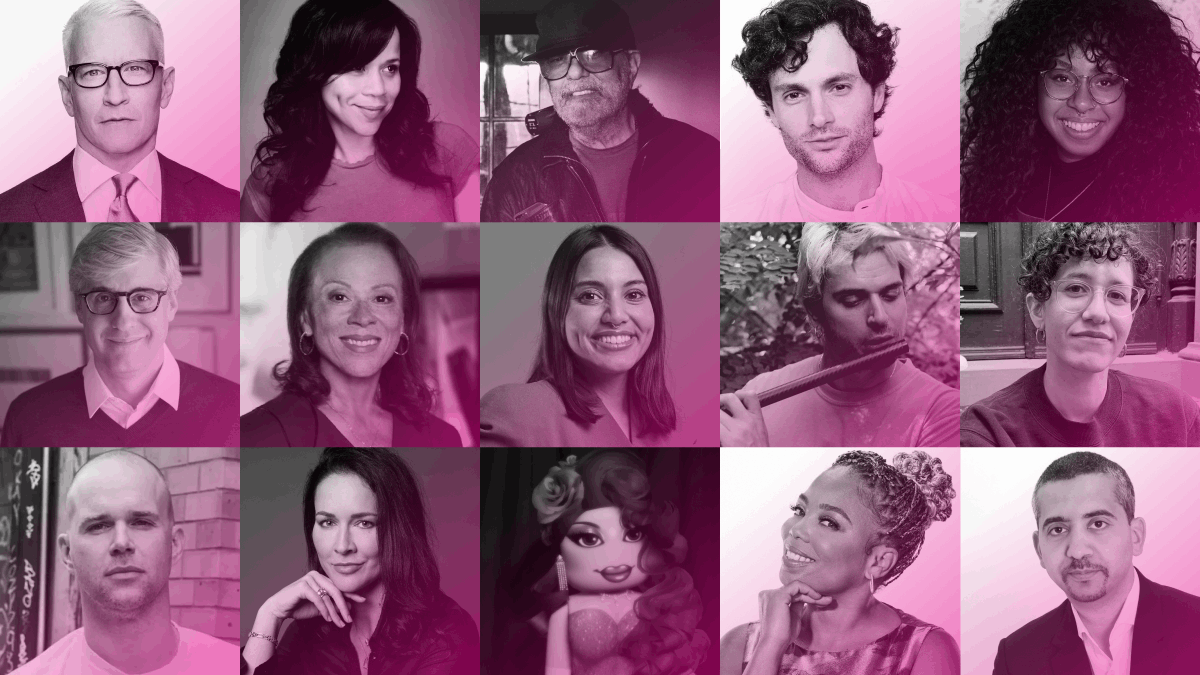 Anderson Cooper, Rosie Perez, Daniel Lanois, Penn Badgley, Rachelle Hampton, Mo Rocca, Lonnie Ali, Preeti Varathan, Jacob "NTHNL" Rudin, Emily Forman, Chris Black, Natalie Monbiot, Miss Peria, Jemele Hill, Mehdi Hasan