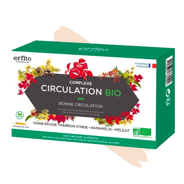 • Favorise une bonne circulation
• Formule complète de 4 actifs ciblés