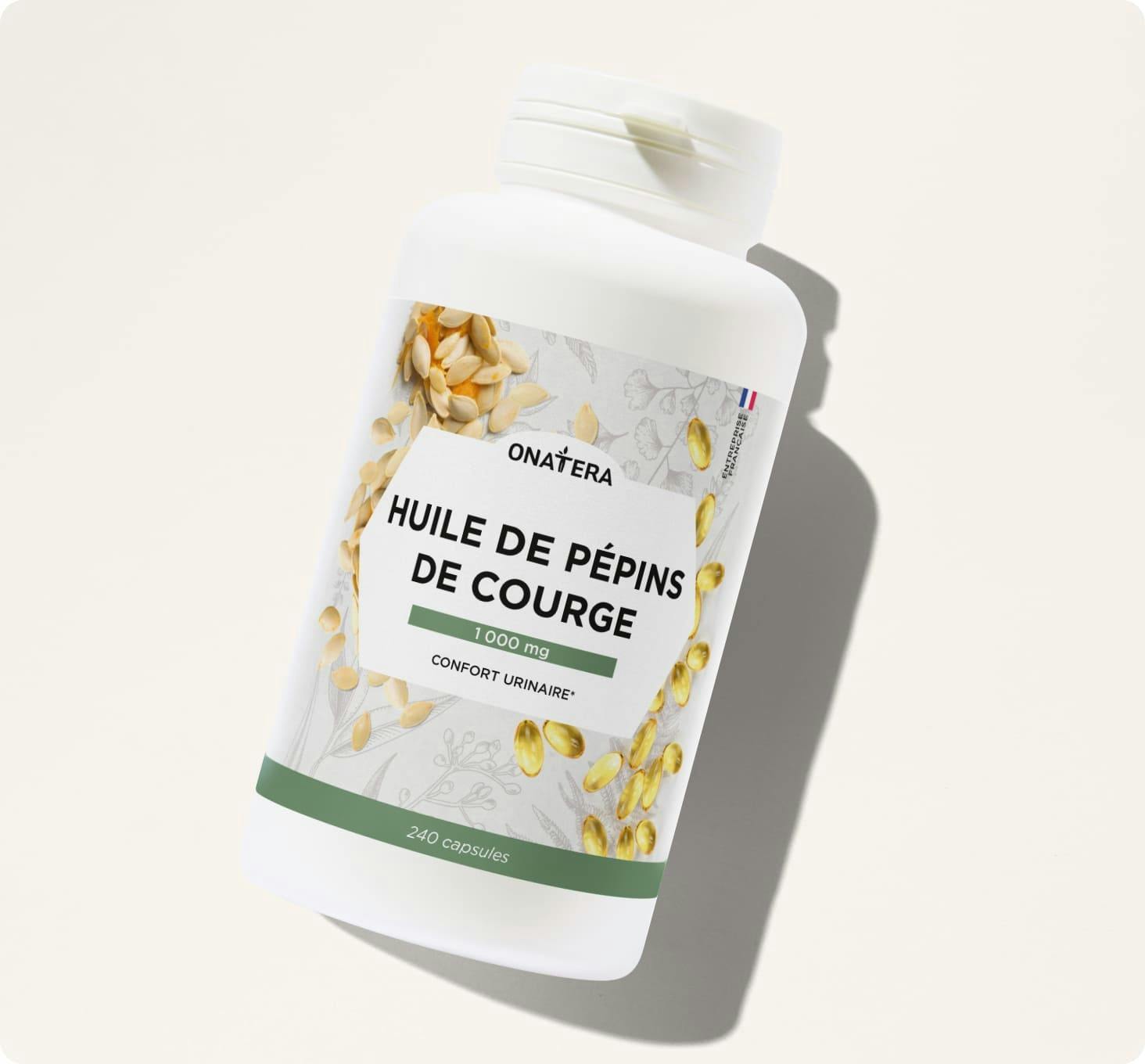 Huile de pépins de courge - 240 capsules - Onatera