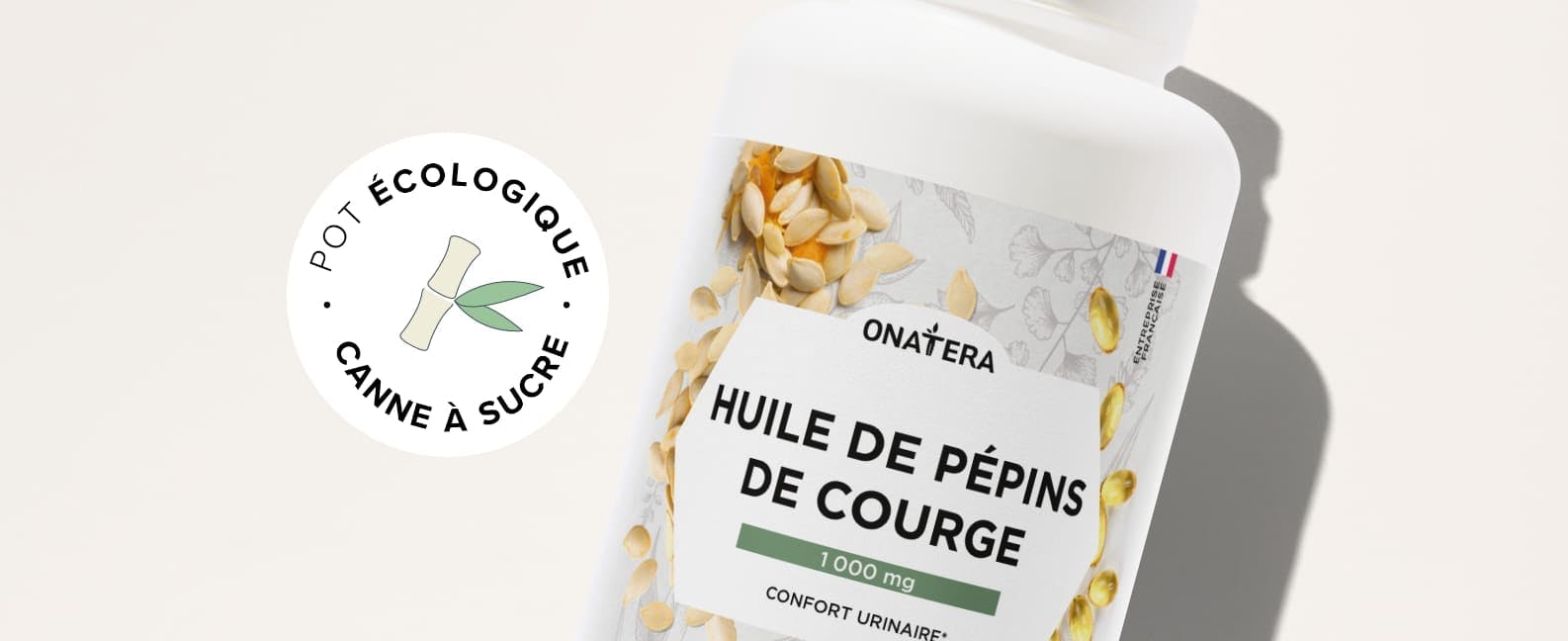 Huile de pépins de courge - 240 capsules - Onatera