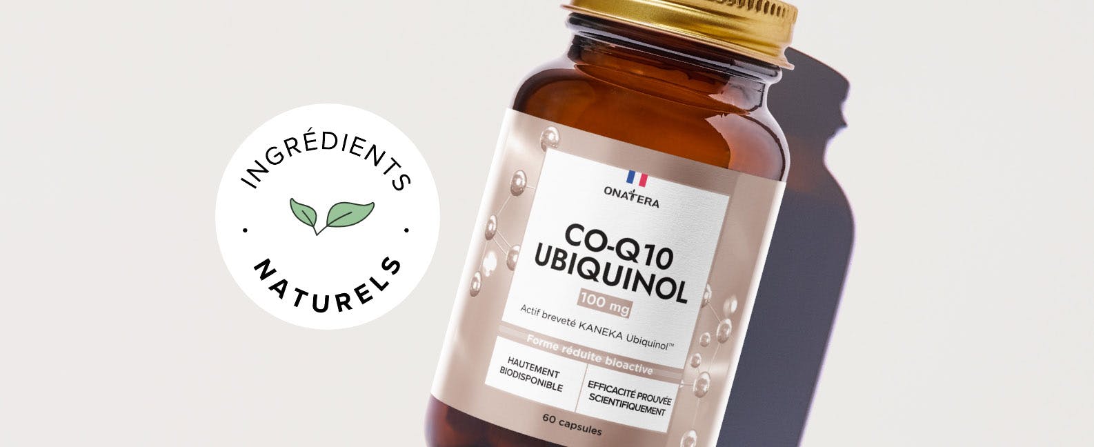Ubiquinol Co-enzyme Q10 réduit - Onatera