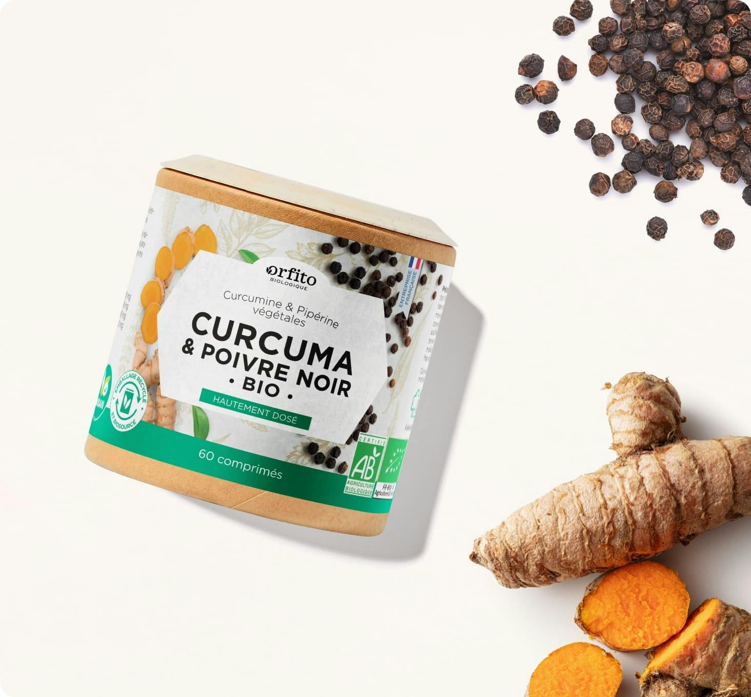Curcuma poivre noir bio