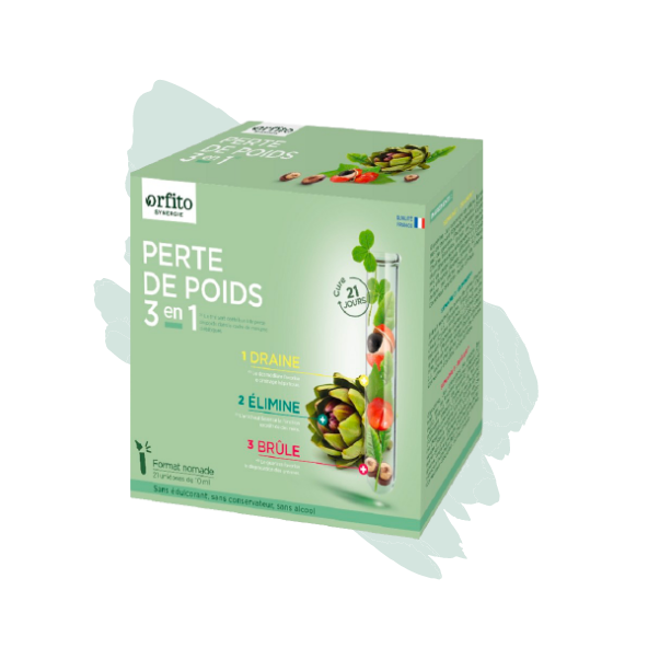 • Draine, élimine, brûle
• Programme complet de 3 semaines