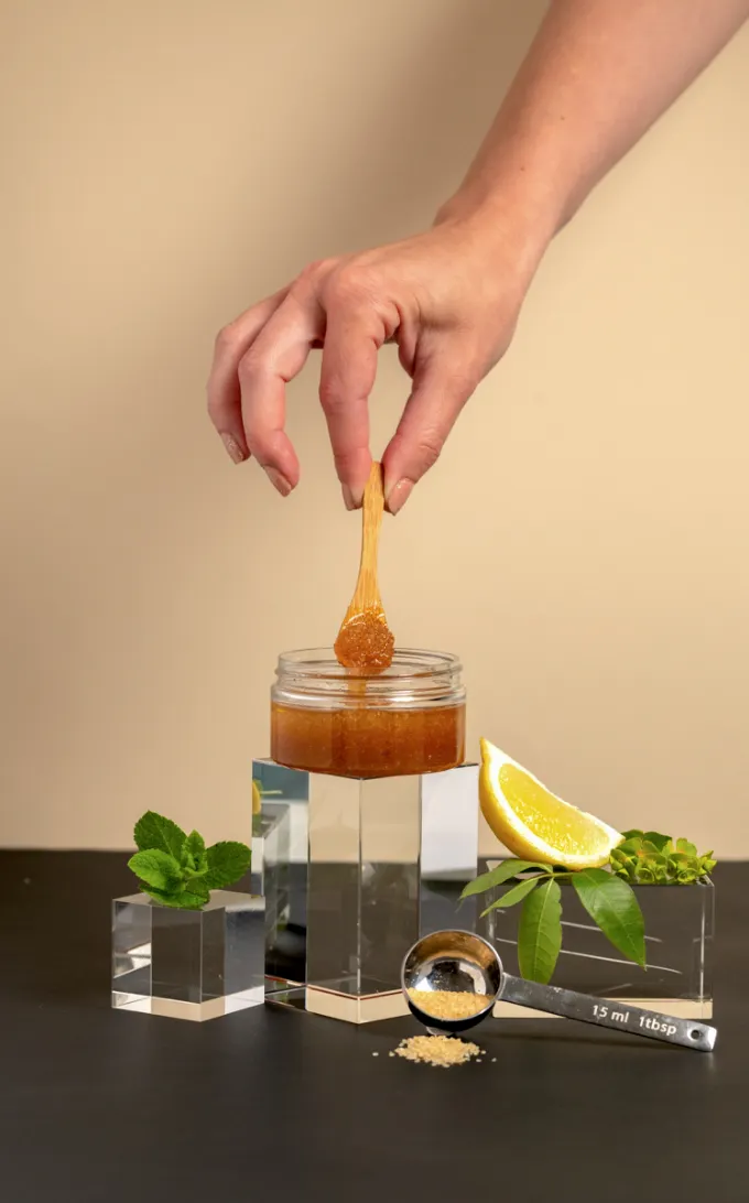 Sucres exfoliants corps "mojito"