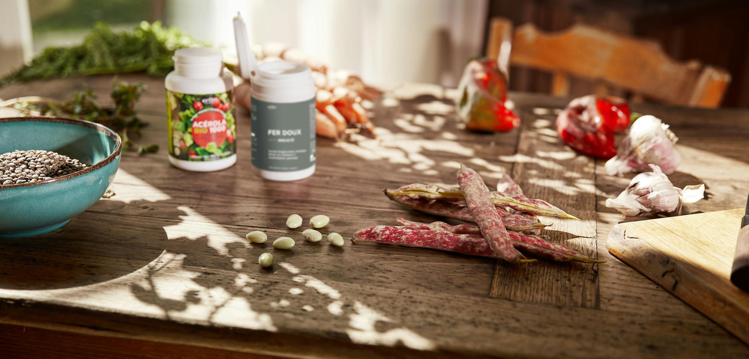 Les reboostants : vitamine C et fer