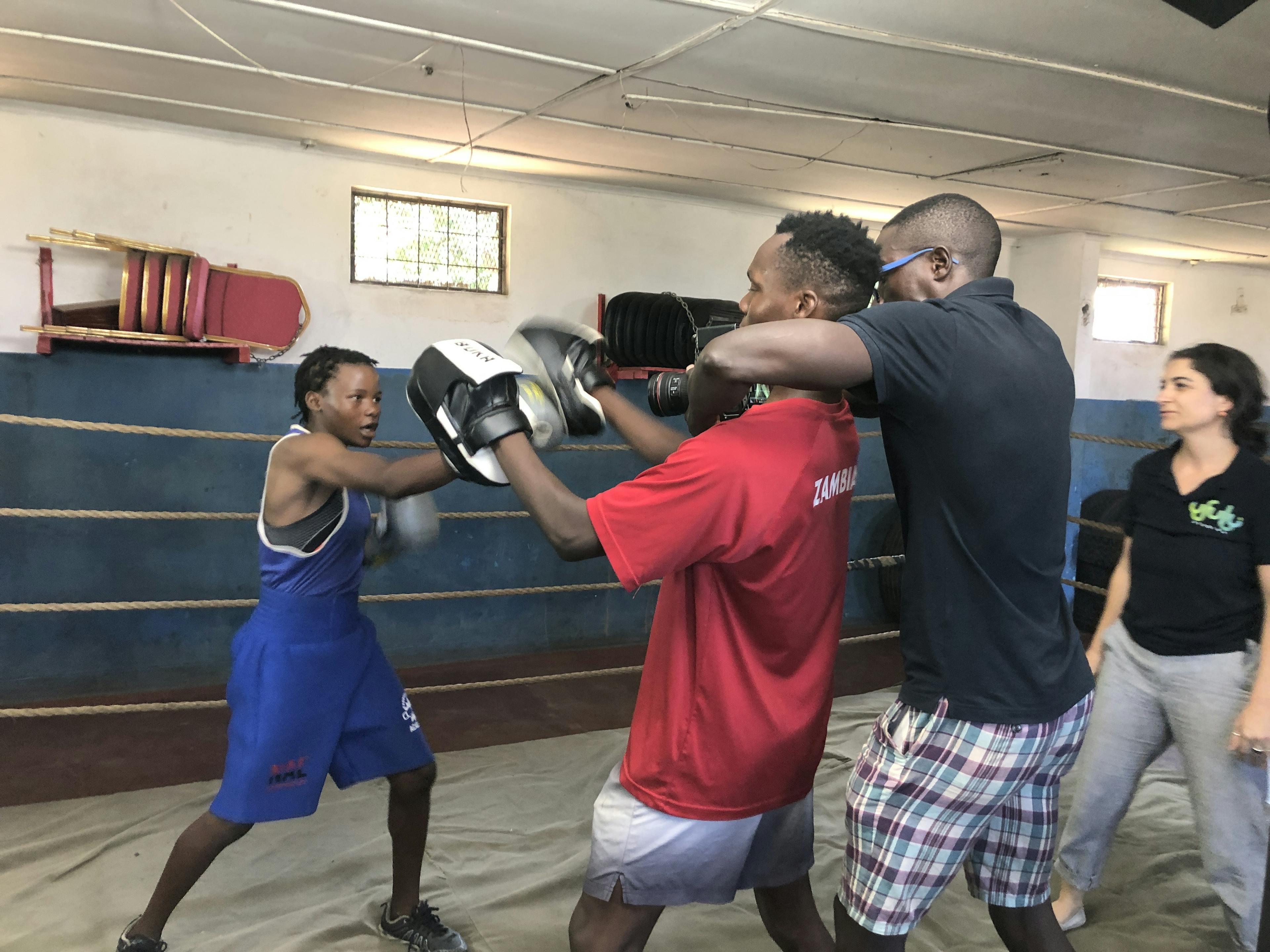 Martha, Coach Jack, Anthony and Chloe