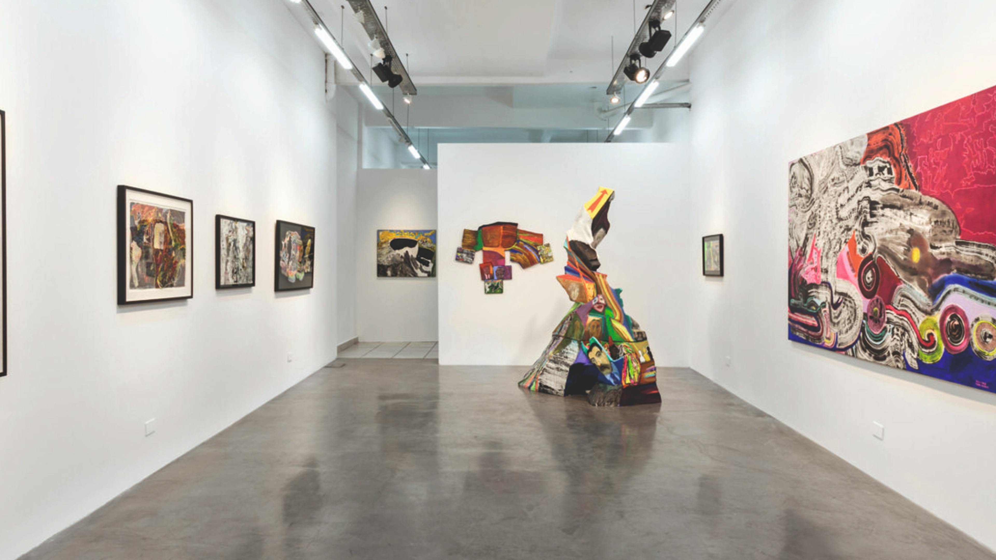 Foto de exposição na Galeria Gachi Prieto
