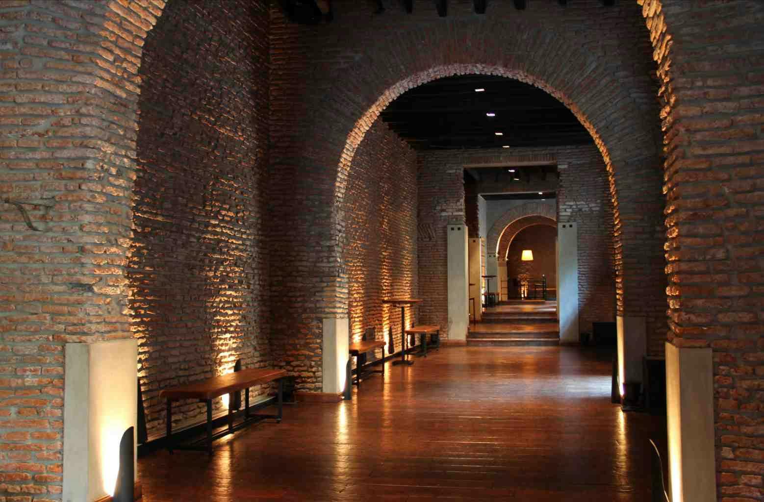 Foto do interior do Histórico Cultural Manzana de las Luces em Buenos Aires