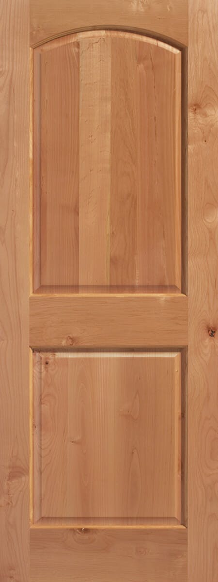2-Panel Arch Knotty Alder