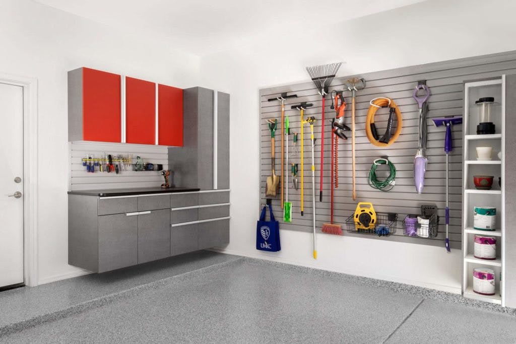 Garage Storage Pewter Powder Coated Garage Storage Pewter Powder Coated