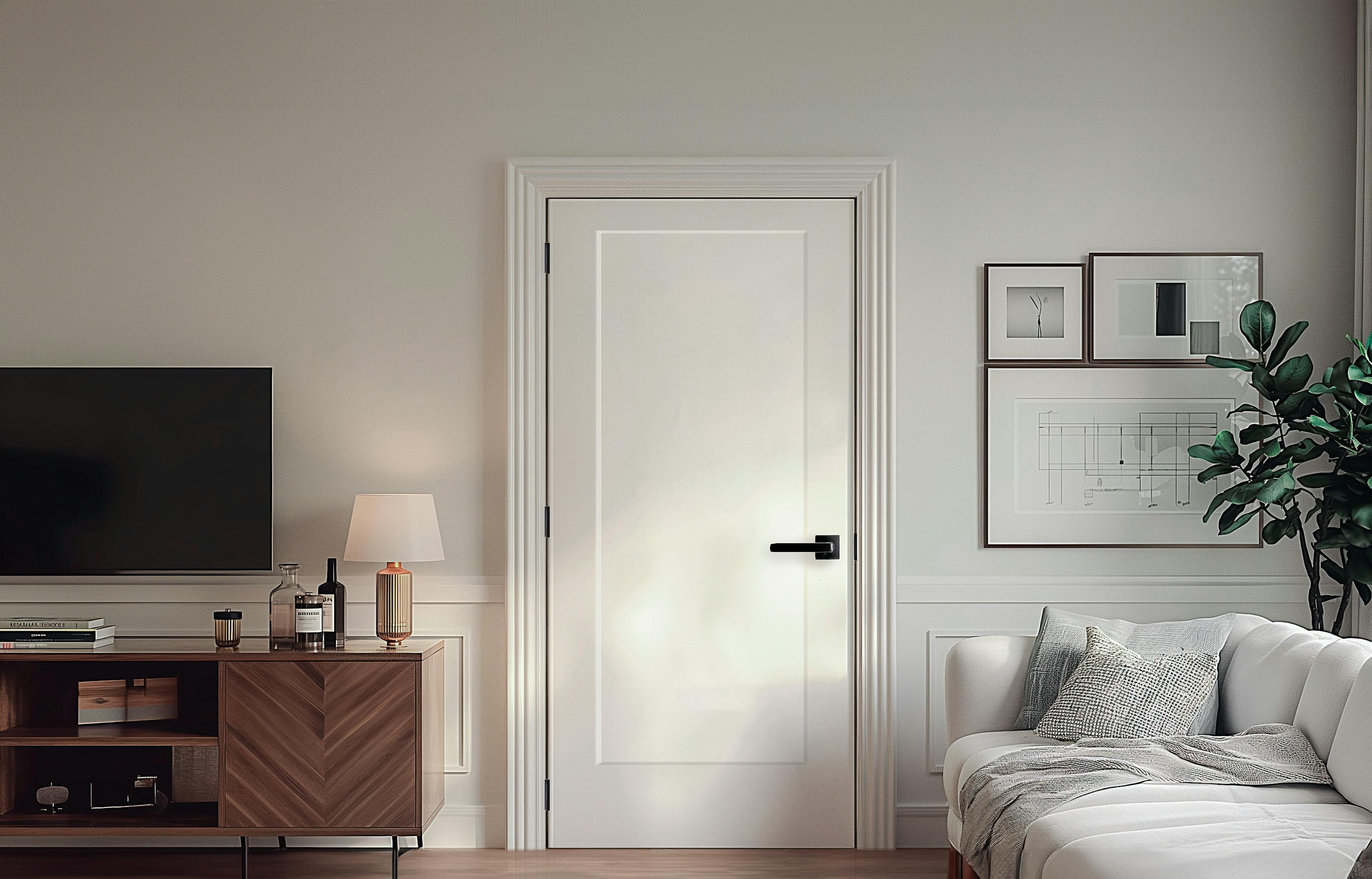 Livingroom interior door