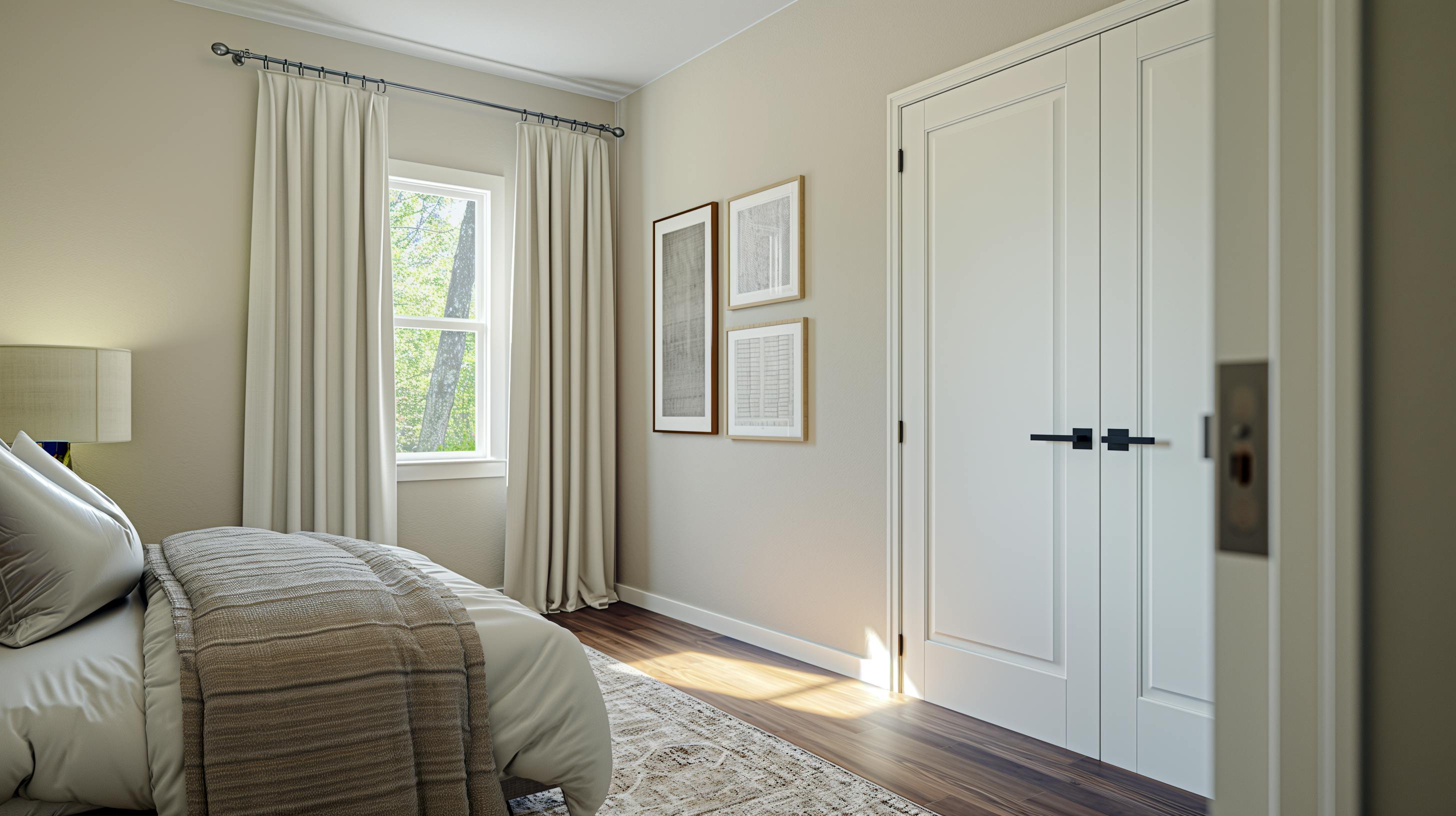 double closet door 1 panel