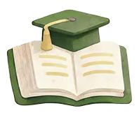 Book with hat