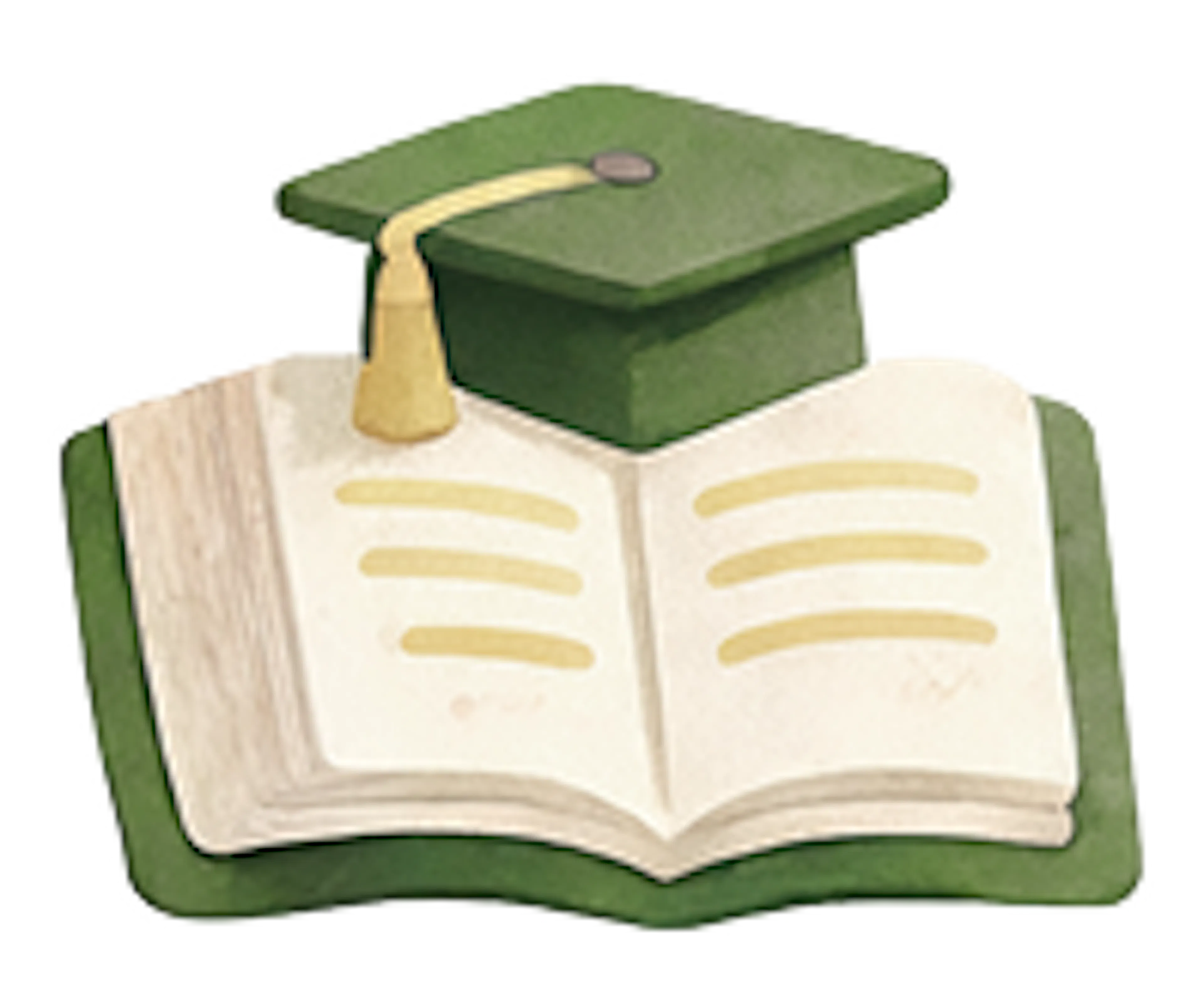 Book with hat