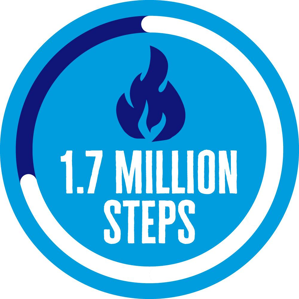 1.7 Million Steps Badge