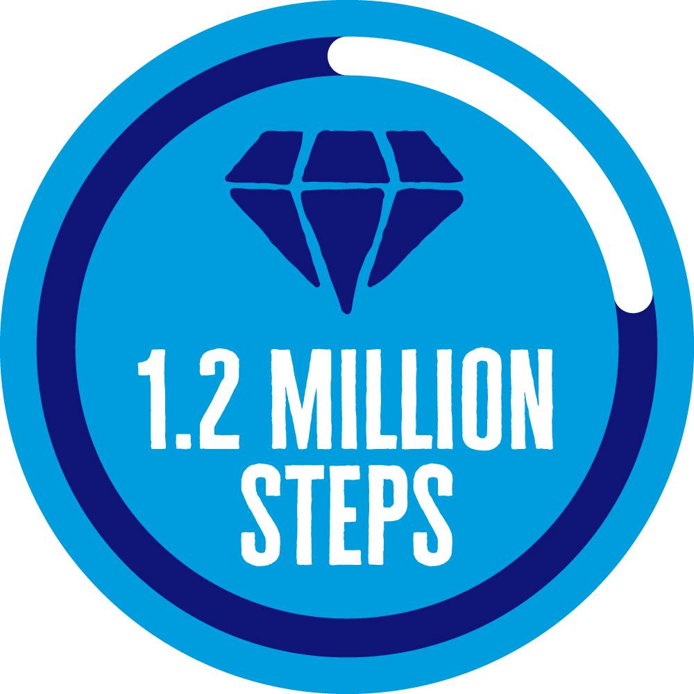 1.2 Million Steps Badge