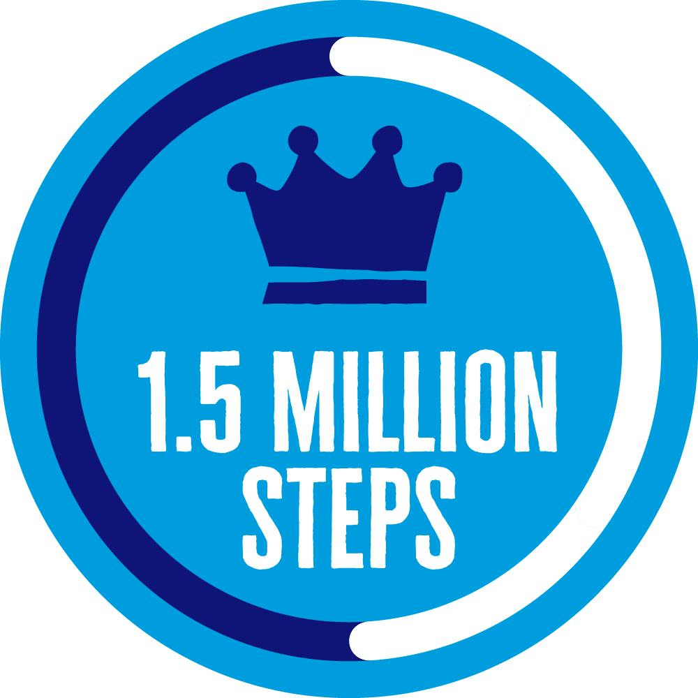 1.5 Million Steps Badge