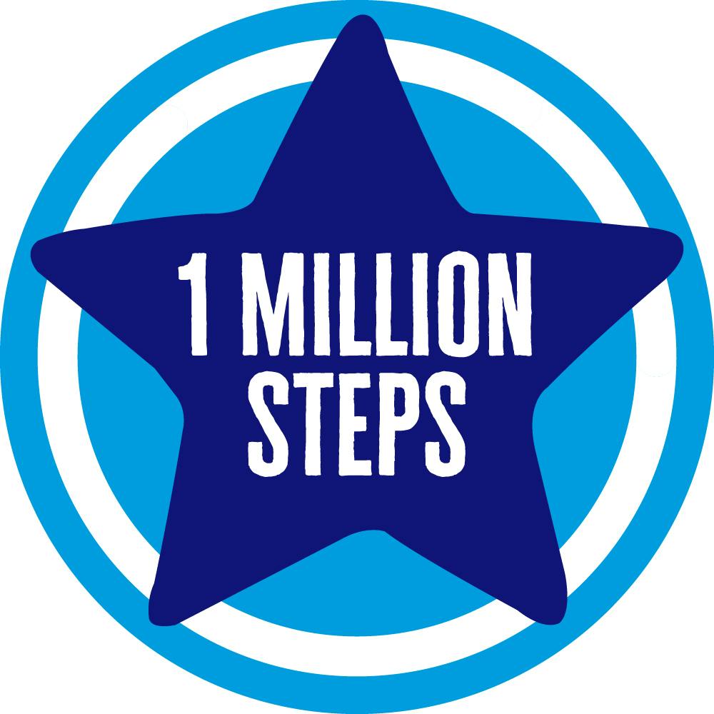 1 Million Steps Badge