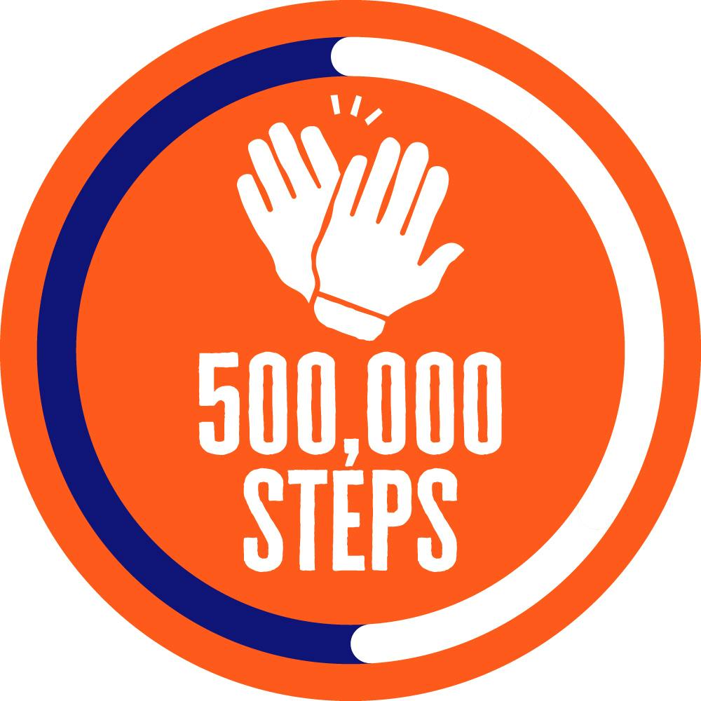 500,000 Steps Badge