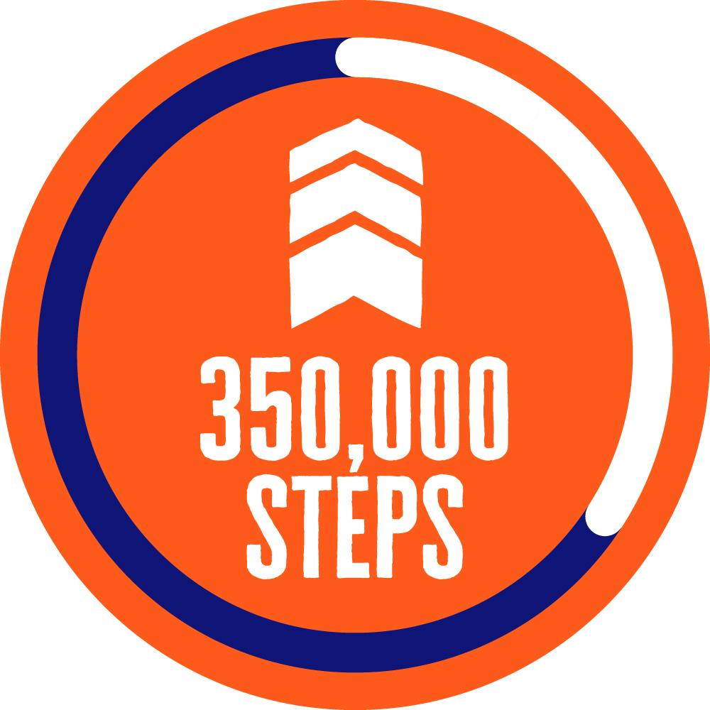 350,000 Steps Badge