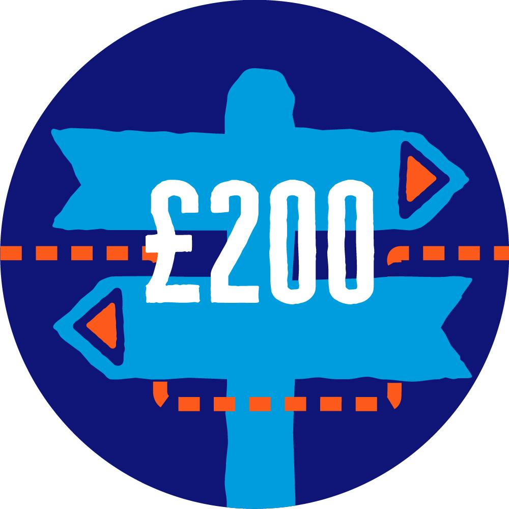 £200 badge