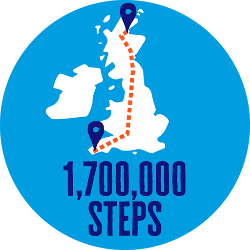 1,700,000 Steps Badge