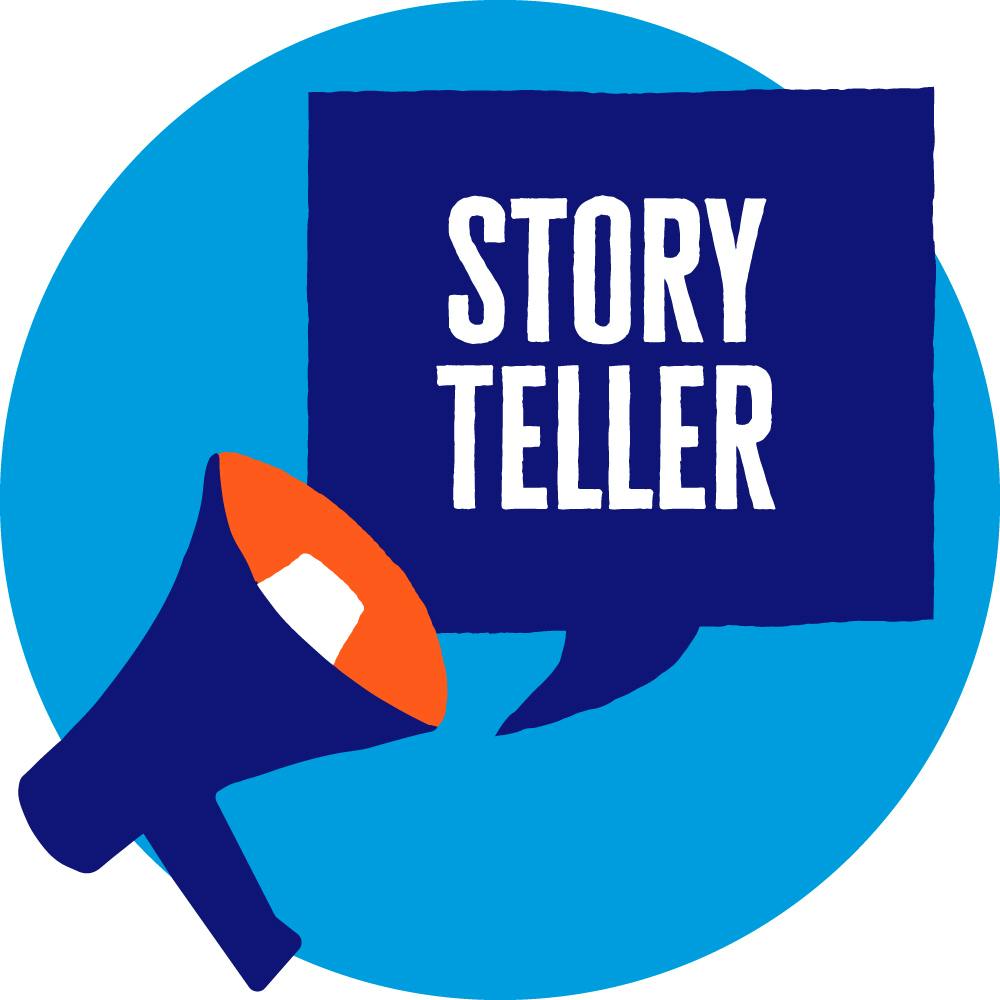 story teller badge 