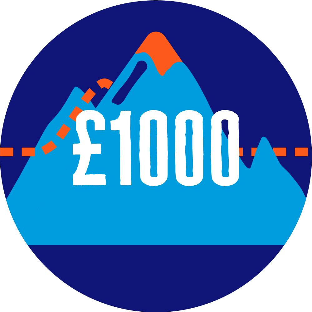 £1000 badge