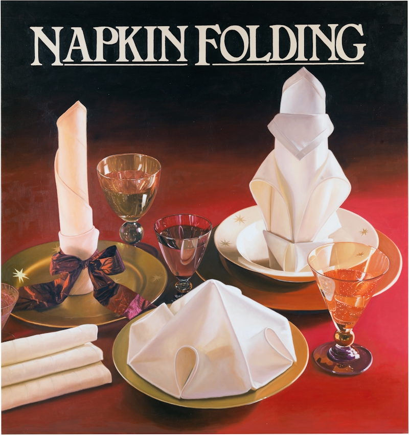 Jamian Juliano-Villani, Napkin Folding, 2022