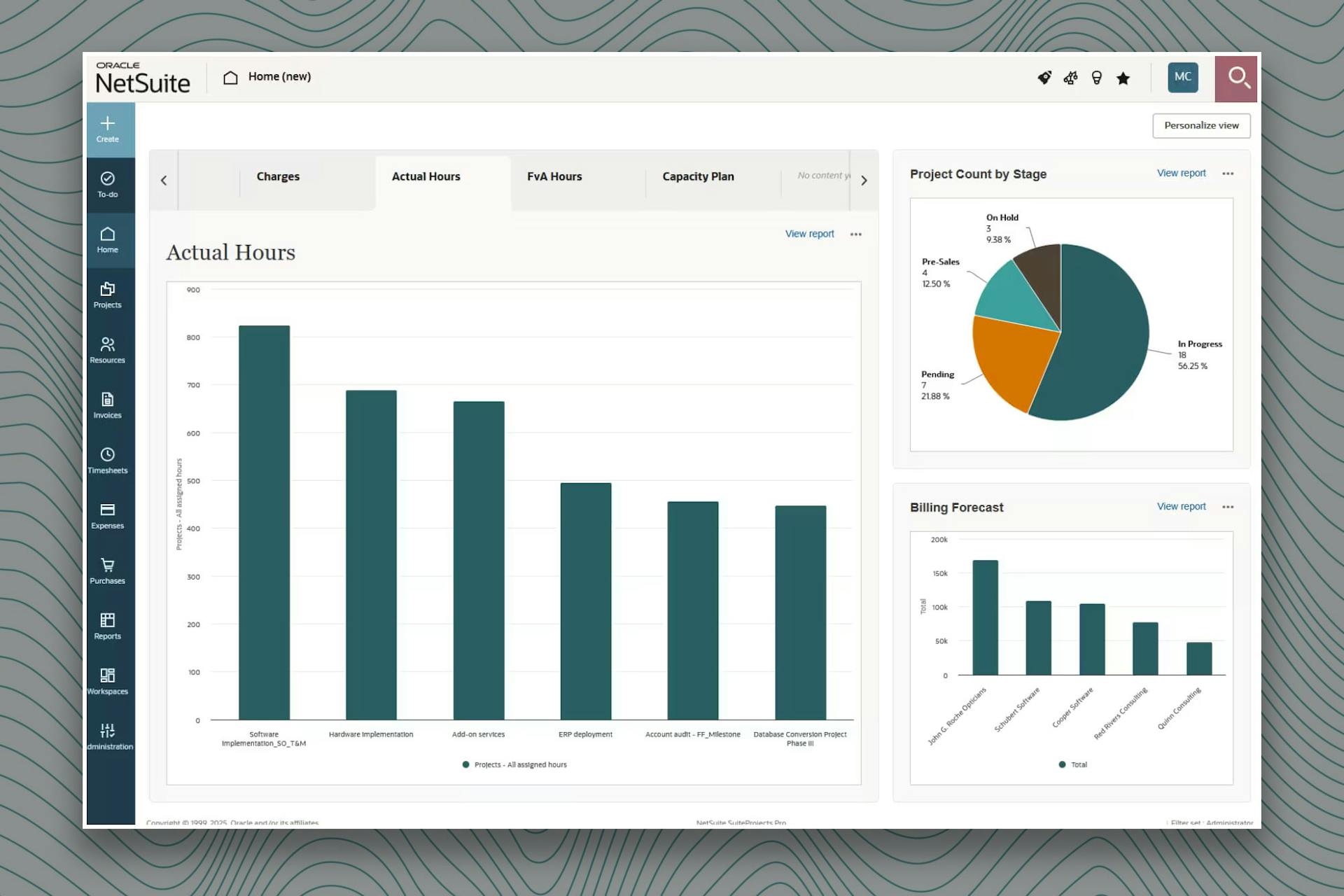 NetSuite SuiteProjectsPro (OpenAir)
