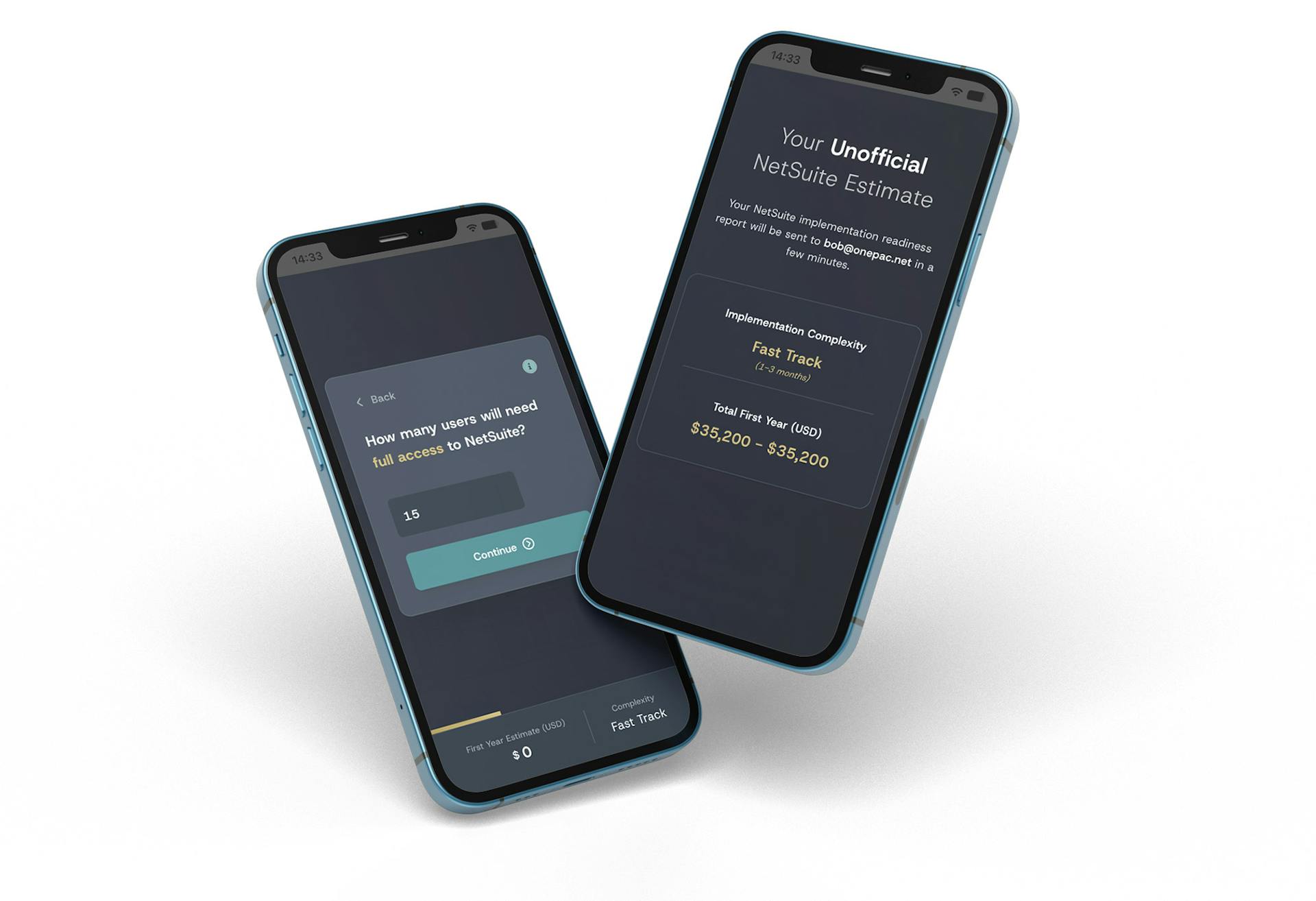 NetSuite Pricing Calculator