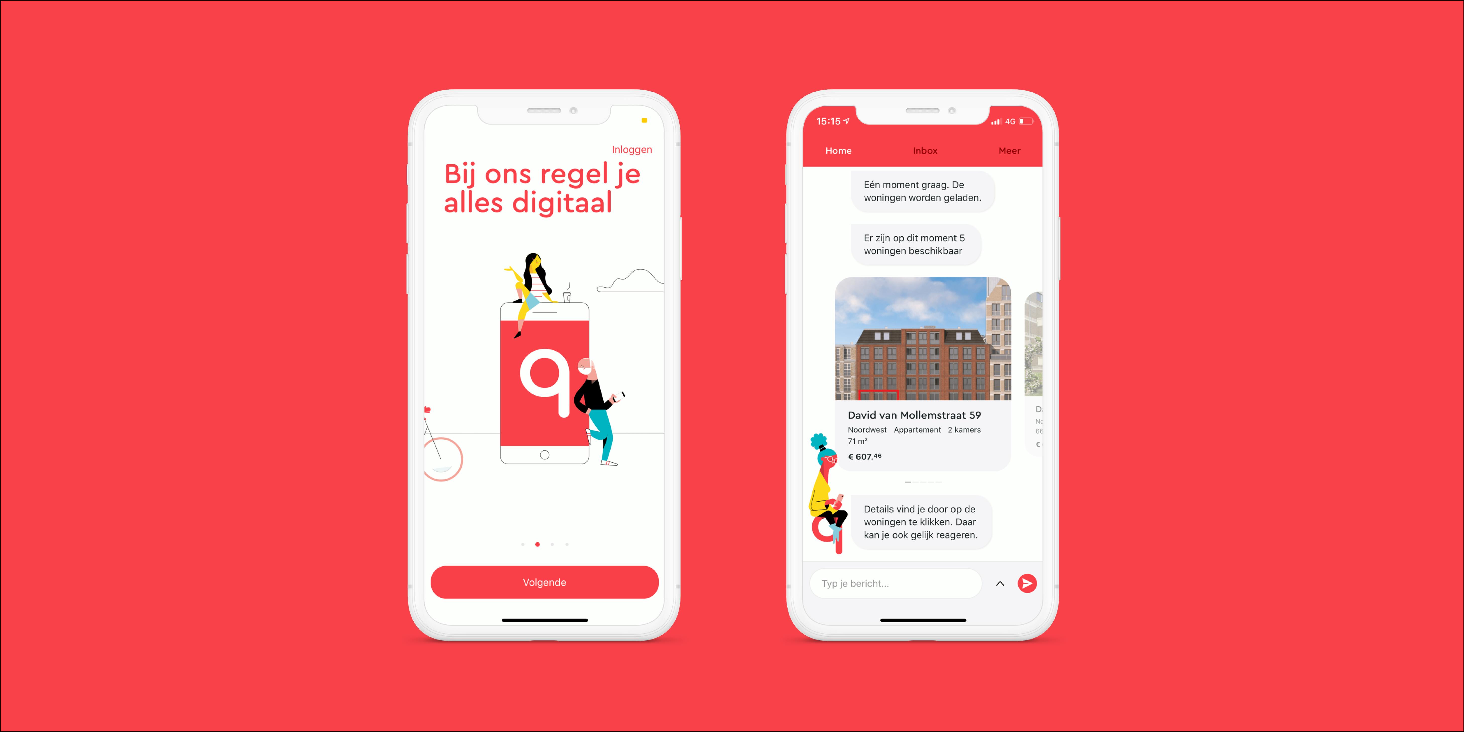 Voorbeeld van React Native App 'qlinker'
